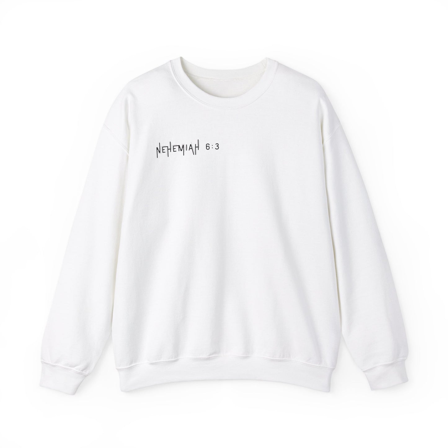 Nehemiah 6:3 Crewneck Sweatshirt - Christian Biblical Value